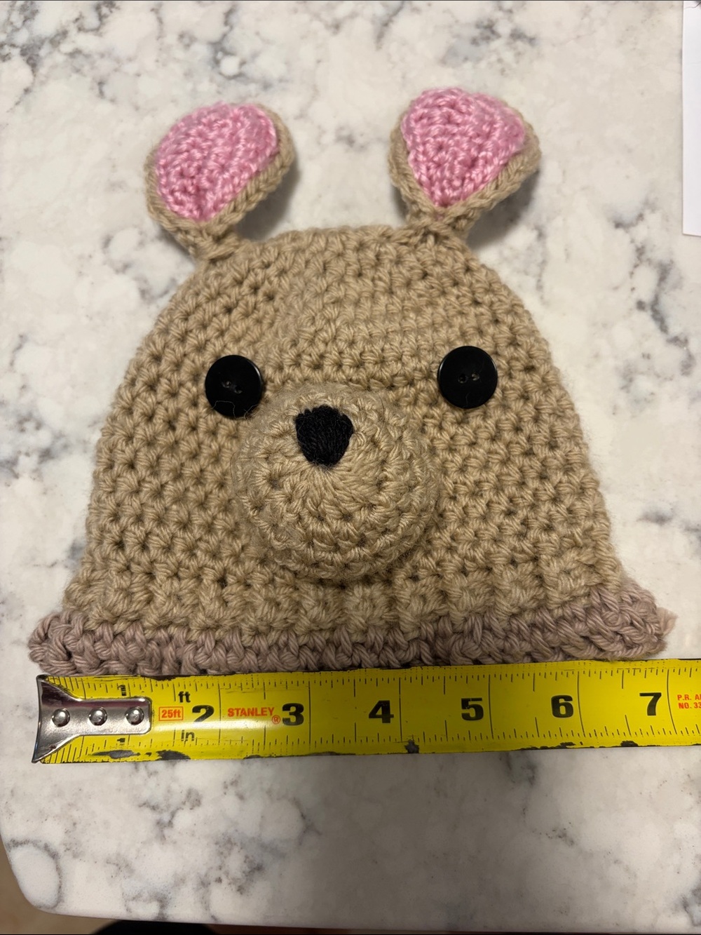 Crochet Roo Hat - Picture 4 of 5